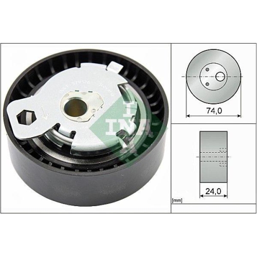 Spannrolle Zahnriemen Schaeffler Ina 531 0497 10 für Ford