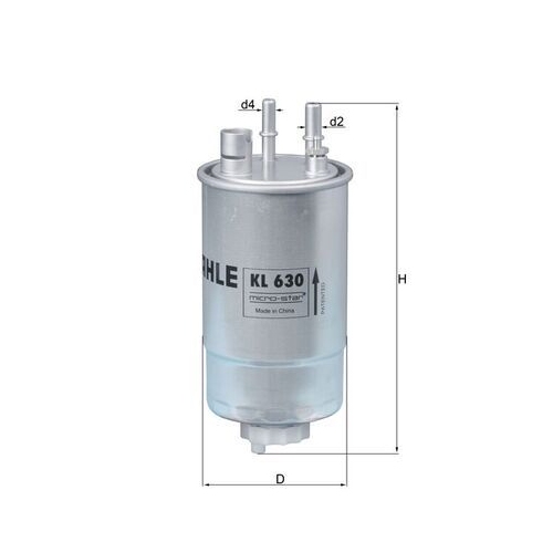 Kraftstofffilter Mahle KL 630 für Gmc Opel Vauxhall General Motors