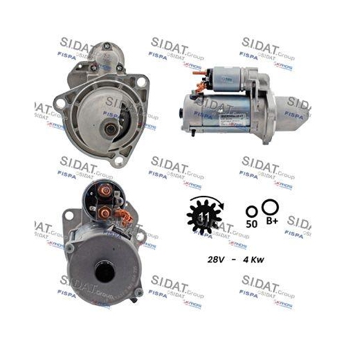 Starter Sidat S24BH0114 f&uuml;r Daf