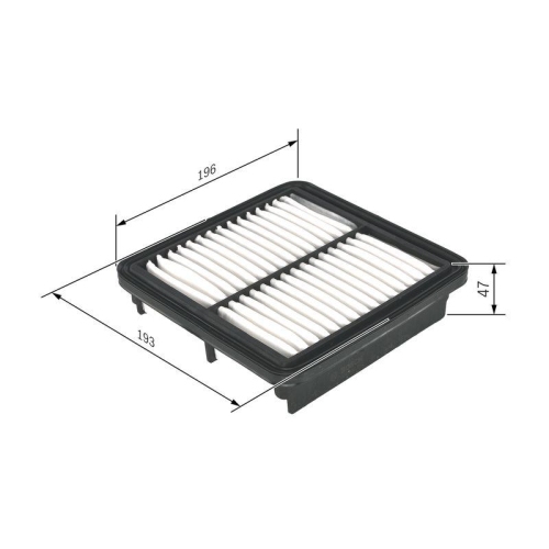 Luftfilter Bosch F026400352 f&uuml;r Suzuki