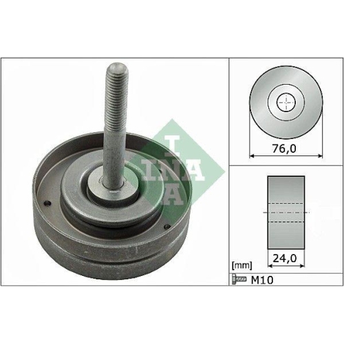 Umlenk /f&uuml;hrungsrolle Keilrippenriemen Schaeffler Ina 532 0500 10 f&uuml;r Audi Seat