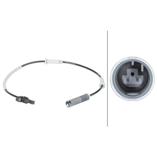 Sensor Raddrehzahl Hella 6PU 012 679-881 f&uuml;r Bmw Hitachi Vorderachse