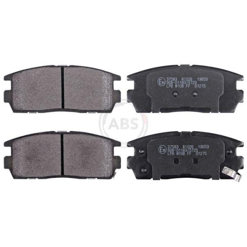 Bremsbelagsatz Scheibenbremse A.b.s. 37583 f&uuml;r Gmc Opel Suzuki Vauxhall