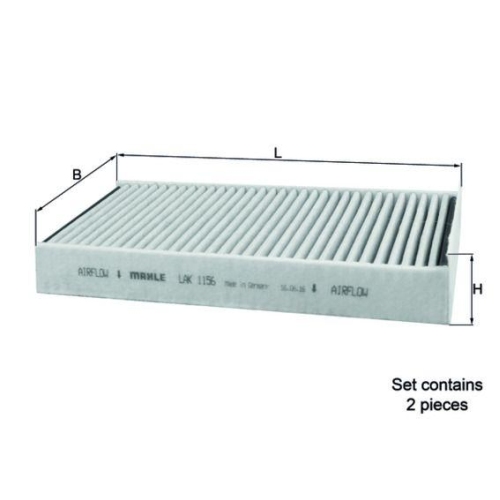 Filter Innenraumluft Mahle LAK 1156/S f&uuml;r Bmw Mini