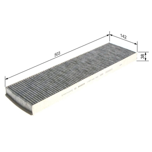 Filter Innenraumluft Bosch 1987432399 für Peugeot