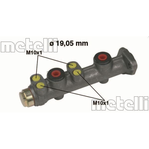 Hauptbremszylinder Metelli 05-0150 f&uuml;r Fiat