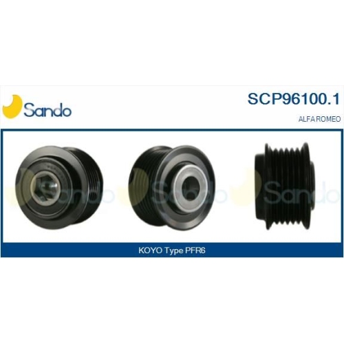 Riemenscheibe Generator Sando SCP96100.1 f&uuml;r