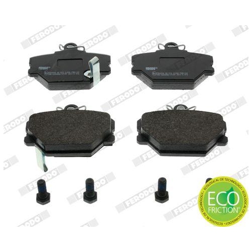 Bremsbelagsatz Scheibenbremse Ferodo FDB1162 Premier Eco Friction f&uuml;r Smart