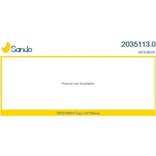 Generator Sando 2035113.0 f&uuml;r Mitsubishi