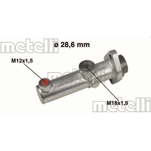 Hauptbremszylinder Metelli 05-0152 f&uuml;r Iveco