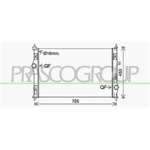 K&uuml;hler Motork&uuml;hlung Prasco CI924R001 Prascoselection f&uuml;r Citro&euml;n