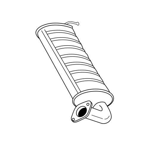 Endschalld&auml;mpfer Sigam 70626 f&uuml;r Suzuki