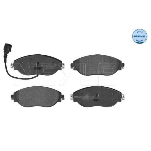 Bremsbelagsatz Scheibenbremse Meyle 0252511720W Meyle-original: True To Oe. f&uuml;r