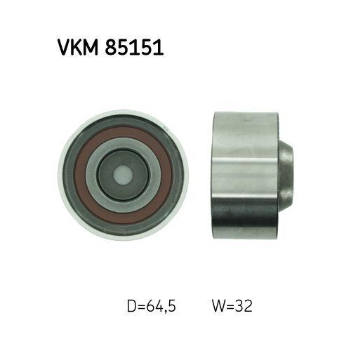 Umlenk /f&uuml;hrungsrolle Zahnriemen Skf VKM 85151 f&uuml;r Mitsubishi