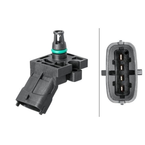 Sensor Ladedruck Hella 6PP 013 112-041 f&uuml;r Ford Jaguar Volvo Mwm Land Rover