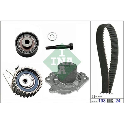 Wasserpumpe + Zahnriemensatz Schaeffler Ina 530 0623 30 f&uuml;r Fiat