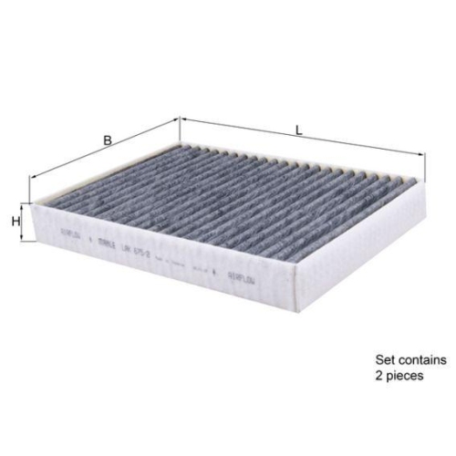 Filter Innenraumluft Mahle LAK 675/2/S f&uuml;r Bmw Rolls Royce Rolls Royce