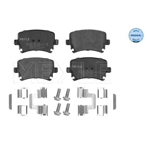 Bremsbelagsatz Scheibenbremse Meyle 0252391417 Meyle-original: True To Oe. f&uuml;r