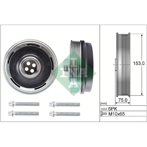 Riemenscheibensatz Kurbelwelle Ina 544 0169 20 f&uuml;r Bmw Mini