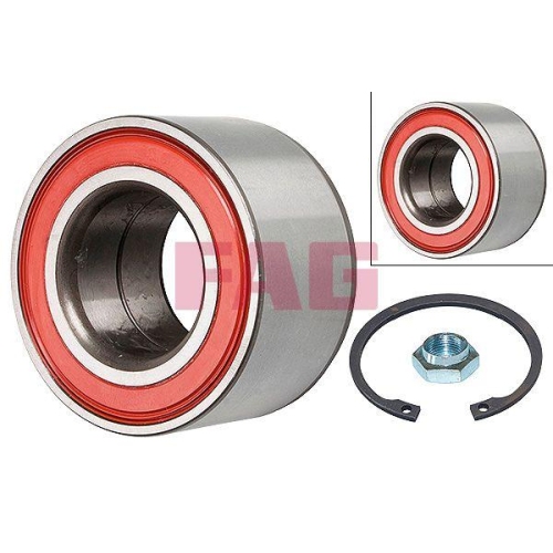 Radlagersatz Schaeffler Fag 713 6140 30 f&uuml;r Skoda VW Vorderachse