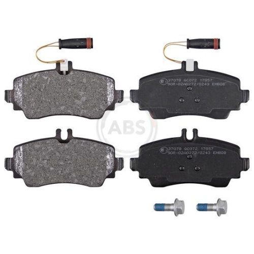 Brake Pad Set Disc Brake A.b.s. 37078 for Mercedes Benz Mercedes Benz Front Axle