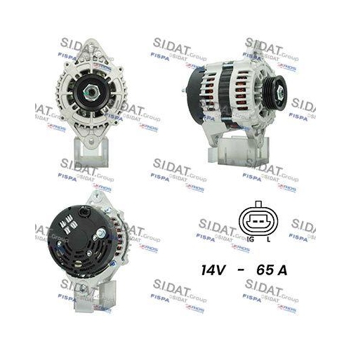 Generator Sidat A12VA0126A2 f&uuml;r Chevrolet