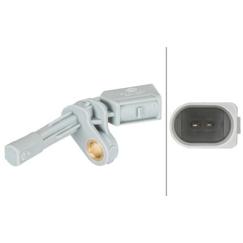 Sensor Raddrehzahl Hella 6PU 012 806-971 f&uuml;r Audi Seat Skoda VW Hitachi