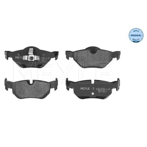 Bremsbelagsatz Scheibenbremse Meyle 0252392617 Meyle-original: True To Oe. f&uuml;r