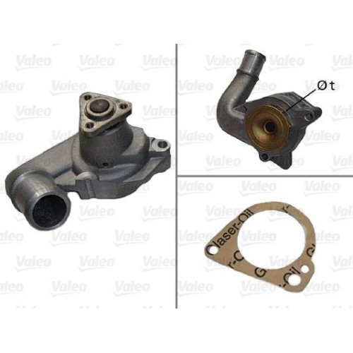 Wasserpumpe Motork&uuml;hlung Valeo 506581 f&uuml;r Ford Mazda