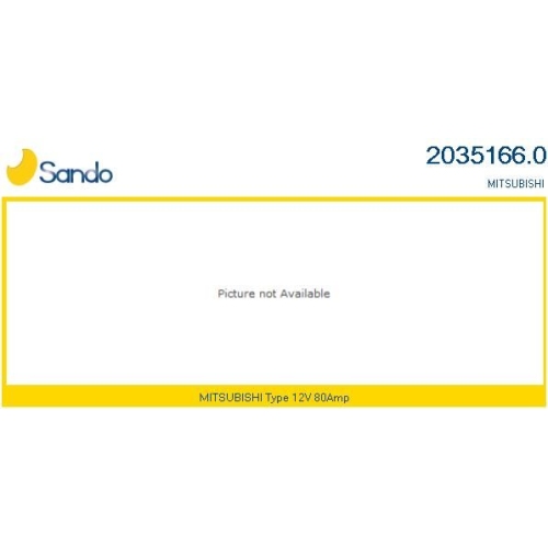 Generator Sando 2035166.0 für Mitsubishi