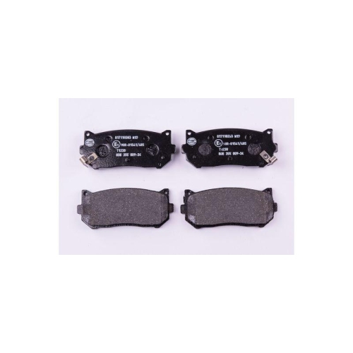 Bremsbelagsatz Scheibenbremse Hella 8DB 355 009-341 f&uuml;r Kia Hinterachse