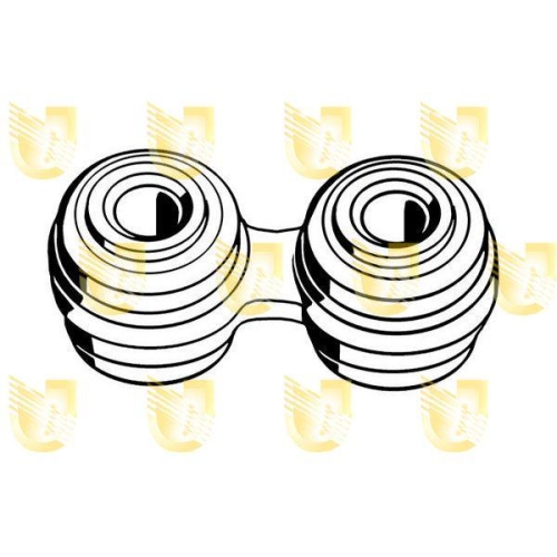 Stange/strebe Stabilisator Unigom 391331 für Bmw Hinterachse Links