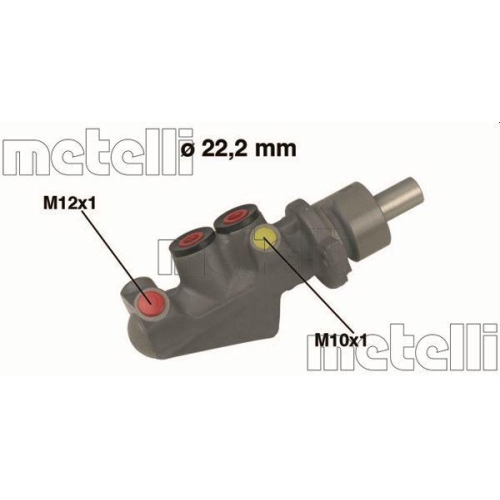 Hauptbremszylinder Metelli 05-0478 f&uuml;r Nissan Renault Renault Trucks