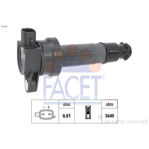 Z&uuml;ndspule Facet 9.6395 Oe Equivalent f&uuml;r Hyundai Kia Hitachi