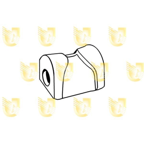 Lagerbuchse Stabilisator Unigom 391334 für Bmw Vorderachse Links