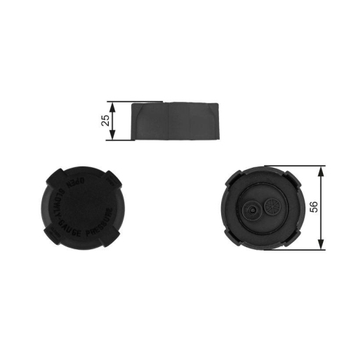 Verschlussdeckel K&uuml;hlmittelbeh&auml;lter Gates RC238 f&uuml;r Land Rover