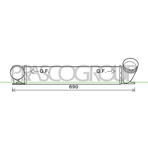 Ladeluftk&uuml;hler Prasco BM026N002 Prascoselection f&uuml;r Bmw