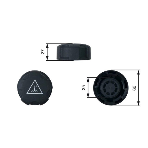 Cap Coolant Tank Gates RC247 for Bmw Rolls Royce Rolls Royce Alpine Mini Front