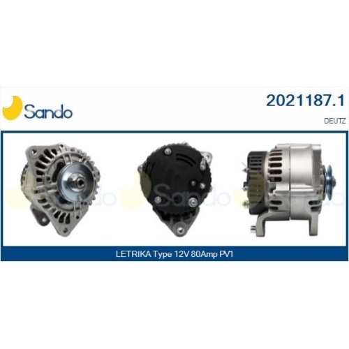 Generator Sando 2021187.1 f&uuml;r Deutz