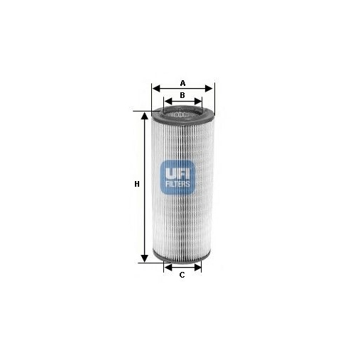 Luftfilter Ufi 27.268.00 für Citroën Renault