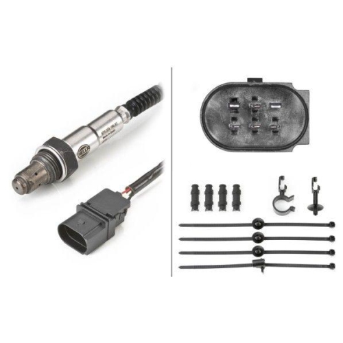 Lambdasonde Hella 6PA 009 166-831 für Audi Ford Porsche Seat Skoda VW Links