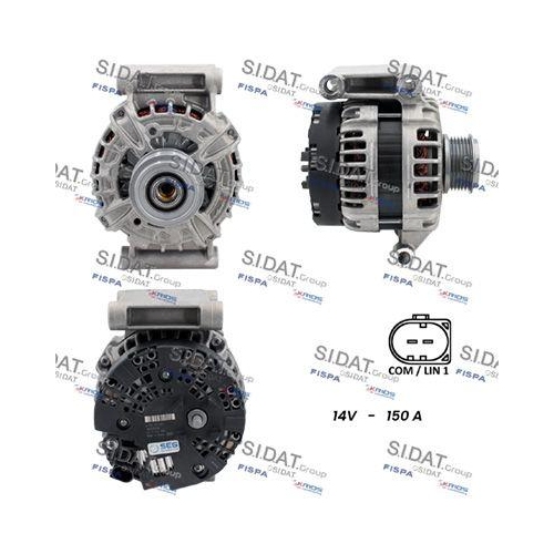 Generator Sidat A12BH0054 für Citroën Ford Peugeot Citroën/peugeot