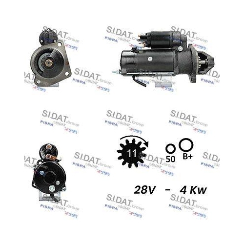Starter Sidat S24ML0149 f&uuml;r Jcb