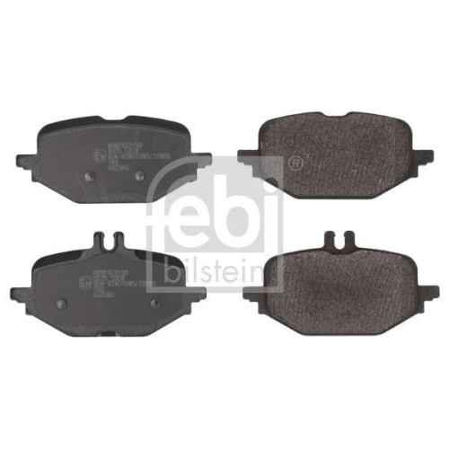 Bremsbelagsatz Scheibenbremse Febi Bilstein 192657 f&uuml;r Mercedes Benz Hinterachse
