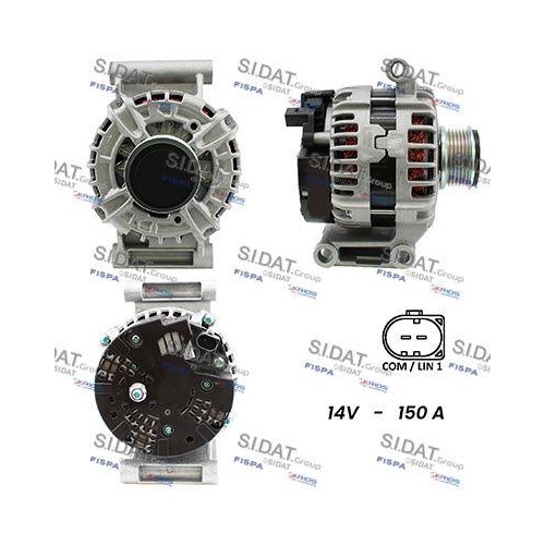 Generator Sidat A12BH0054A2 für Citroën Ford Peugeot Citroën/peugeot
