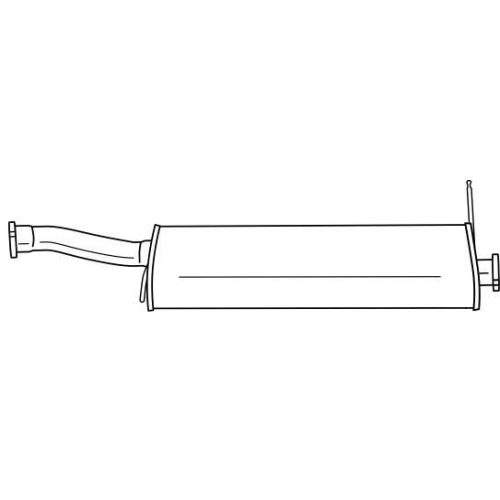 Mittelschalldämpfer Sigam 74403 für Kia Mitte