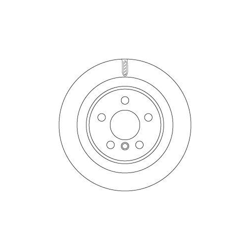 Bremsscheibe Trw DF6755 für Mini Bmw Hinterachse