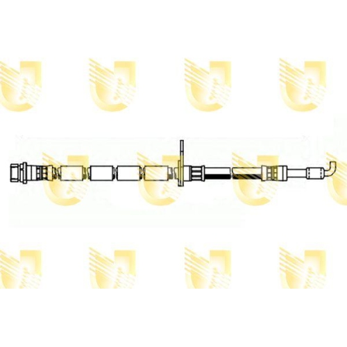 Bremsschlauch Unigom 378639 für Ford Vorderachse Rechts