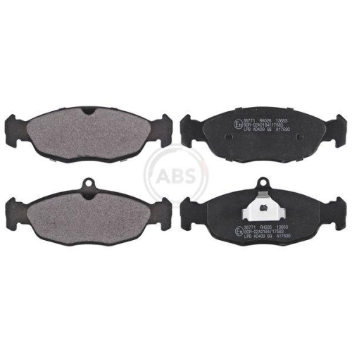 Brake Pad Set Disc Brake A.b.s. 36771 for Daihatsu Jaguar Opel Vauxhall Daewoo