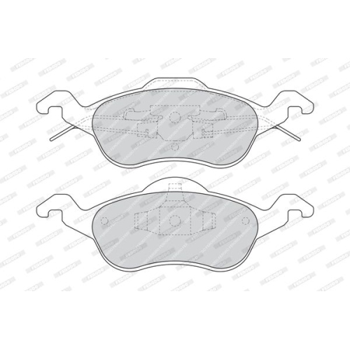 Bremsbelagsatz Scheibenbremse Ferodo FDB1318B Premier f&uuml;r Ford Vorderachse